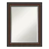 Mirrors Amanti Art Cyprus 23 In. W X 29 In. H Framed Rectangular Beveled Edge Bathroom Vanity Mirror In Walnut -SAFAVIEH Shop walnut amanti art mirrors dsw4016447 64 1000