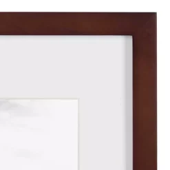 Picture Frames DesignOvation Gallery 11 In. X 14 In. Matted To 8 In. X 10 In. Walnut Brown Picture Frame (Set Of 4) -SAFAVIEH Shop walnut brown designovation picture frames 212302 1f 1000