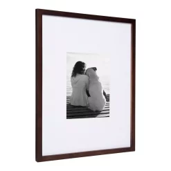 Picture Frames DesignOvation Gallery 16×20 Matted To 8×10 Walnut Brown Picture Frame Set Of 2 -SAFAVIEH Shop walnut brown designovation picture frames 213621 4f 1000