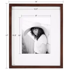 Picture Frames DesignOvation Gallery 13 In. X 16 In. Matted To 8 In. X 10 In. Walnut Brown Picture Frame 12 Picture Frames DesignOvation Gallery 13 In. X 16 In. Matted To 8 In. X 10 In. Walnut Brown Picture Frame -SAFAVIEH Shop walnut brown designovation picture frames 216756 fa 1000