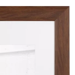 Kate And Laurel Edson 16 In. X 20 In. Matted To 11 In. X 14 In. Walnut Brown Picture Frames (Set Of 2) -SAFAVIEH Shop walnut brown kate and laurel picture frames 216966 1f 1000