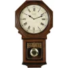 Wall Clocks Bulova 25 In. H X 13.75 In. W Pendulum Chime Wall Clock -SAFAVIEH Shop walnut bulova wall clocks c3543 64 1000