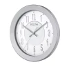 Wall Clocks Bulova 16.5 In. H X 16.5 In. W Round Indoor-Outdoor Wall Clock With Bluetooth Technology
