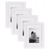 Picture Frames DesignOvation Gallery 5 In. X 7 In. Matted To 3.5 In. X 5 In. White Picture Frame (Set Of 4) -SAFAVIEH Shop white designovation picture frames 212309 64 1000