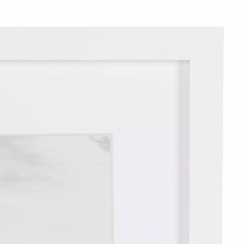 Picture Frames DesignOvation Gallery 8 In. X 10 In. Matted To 5 In. X 7 In. White Picture Frame (Set Of 4) 6 Picture Frames DesignOvation Gallery 8 In. X 10 In. Matted To 5 In. X 7 In. White Picture Frame (Set Of 4) - Image 4