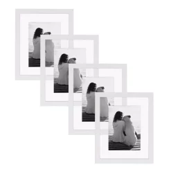 Picture Frames DesignOvation Gallery 8×10 Float White Picture Frame (Set Of 4)