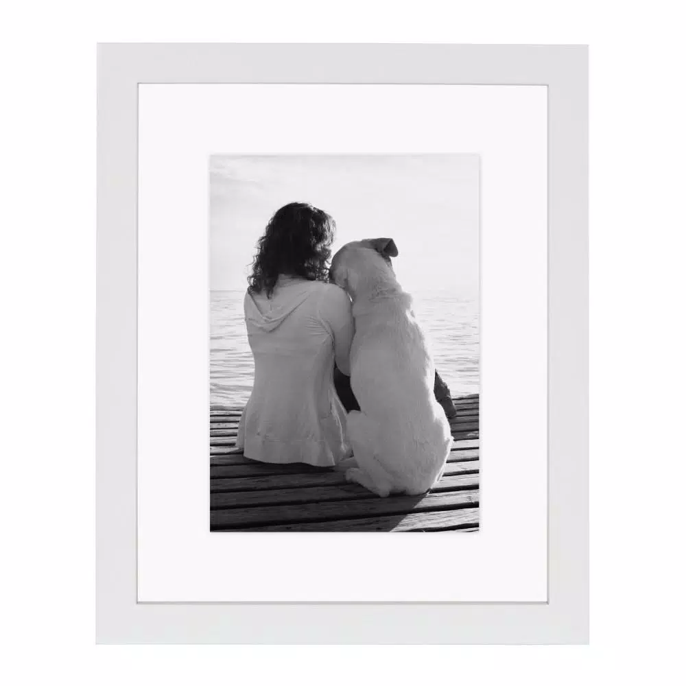 Picture Frames DesignOvation Gallery 8×10 Float White Picture Frame (Set Of 4) 4 Picture Frames DesignOvation Gallery 8×10 Float White Picture Frame (Set Of 4) - Image 2