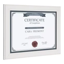 Picture Frames DesignOvation Kieva 8.5 In. X 11 In. White Picture Frame (Set Of 6) -SAFAVIEH Shop white designovation picture frames 213656 4f 1000
