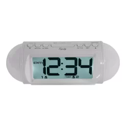 Table Clocks Equity By La Crosse Mood Light 7.25 In. LED Alarm Table Clock With Nature Sounds And MP3 Aux-Input -SAFAVIEH Shop white equity by la crosse table clocks 31112 1f 1000