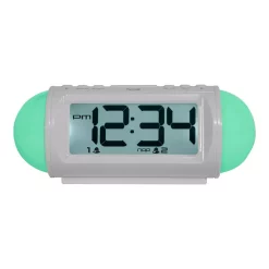 Table Clocks Equity By La Crosse Mood Light 7.25 In. LED Alarm Table Clock With Nature Sounds And MP3 Aux-Input -SAFAVIEH Shop white equity by la crosse table clocks 31112 4f 1000