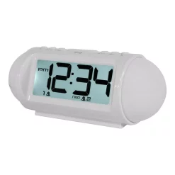 Table Clocks Equity By La Crosse Mood Light 7.25 In. LED Alarm Table Clock With Nature Sounds And MP3 Aux-Input -SAFAVIEH Shop white equity by la crosse table clocks 31112 76 1000