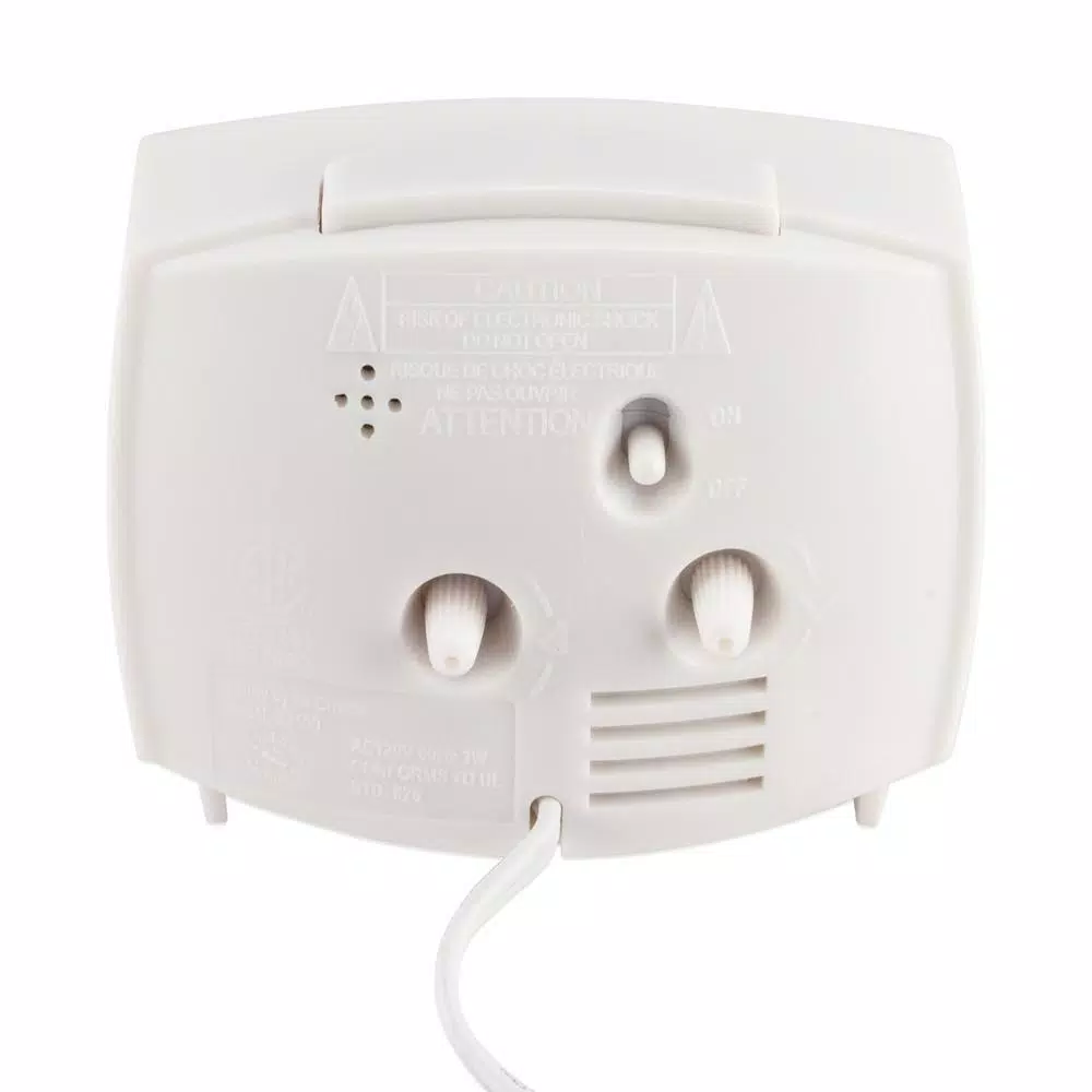 Table Clocks Equity By La Crosse 3 In. Tall Electrical Analog White Alarm Clock With Backlight 9 Table Clocks Equity By La Crosse 3 In. Tall Electrical Analog White Alarm Clock With Backlight - Image 7