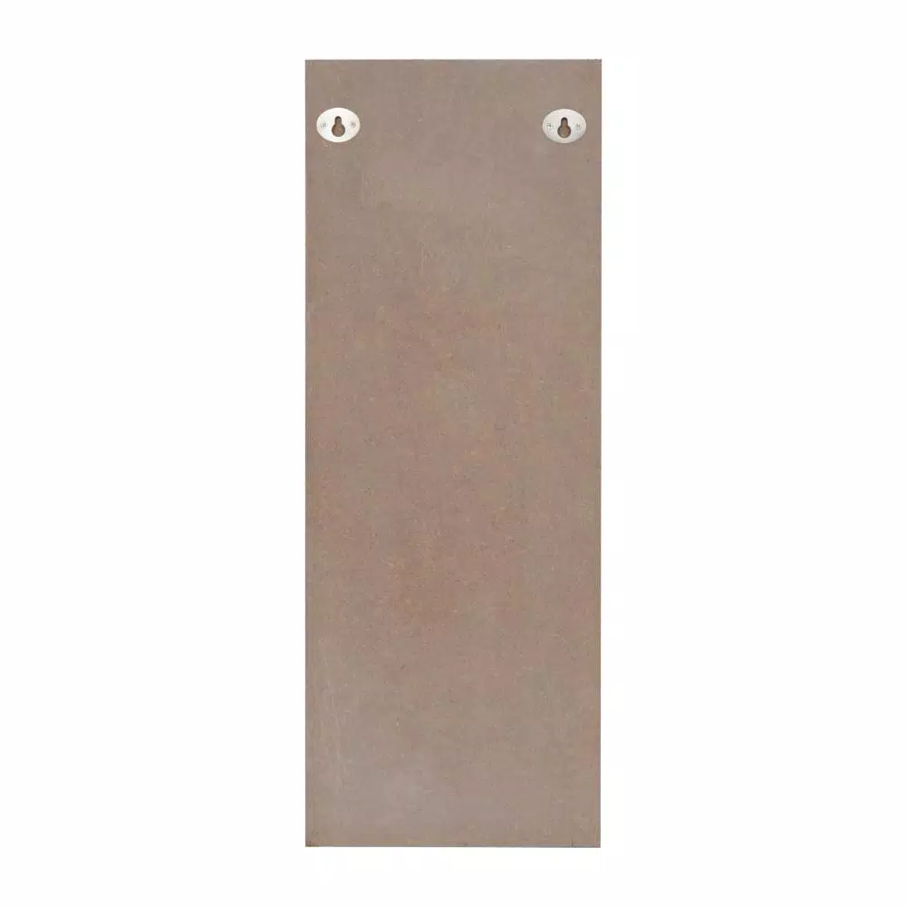 Wall Accents Kate And Laurel Oakly Rustic White Wood Candle Sconce 6 Wall Accents Kate And Laurel Oakly Rustic White Wood Candle Sconce - Image 4