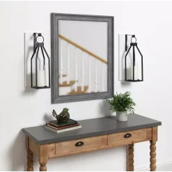 Wall Accents Kate And Laurel Oakly Rustic White Wood Candle Sconce 11 Wall Accents Kate And Laurel Oakly Rustic White Wood Candle Sconce -SAFAVIEH Shop white kate and laurel candle holders 212884 31 1000