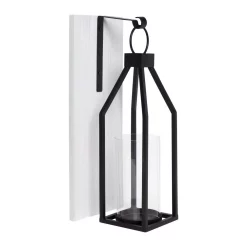 Wall Accents Kate And Laurel Oakly Rustic White Wood Candle Sconce