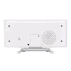 Table Clocks La Crosse Technology Curved Mirror LED Alarm Clock With Temperature & Humidity, USB Port 11 Table Clocks La Crosse Technology Curved Mirror LED Alarm Clock With Temperature & Humidity, USB Port -SAFAVIEH Shop white la crosse technology table clocks 602 249 66 1000