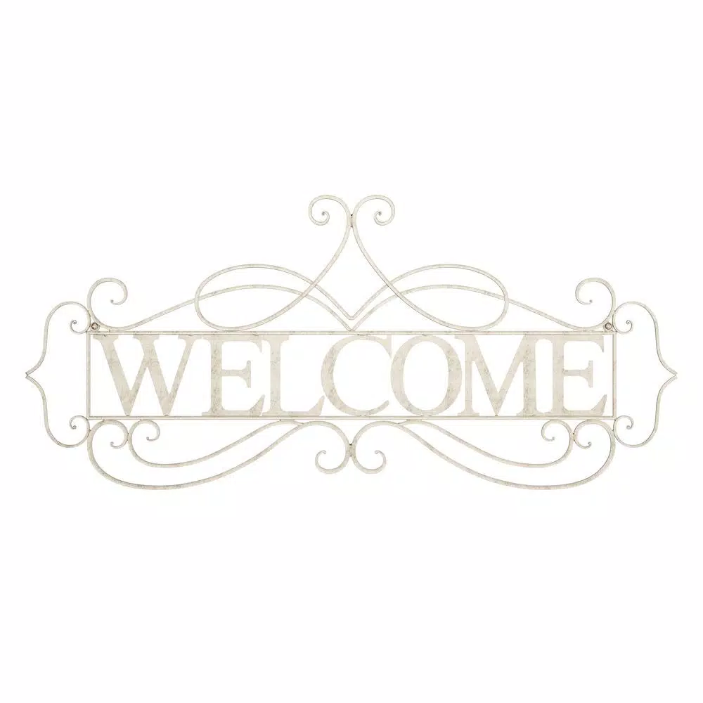 Wall Signs Lavish Home “Welcome” Decorative Rustic Metal Cutout Wall Sign 3 Wall Signs Lavish Home “Welcome” Decorative Rustic Metal Cutout Wall Sign