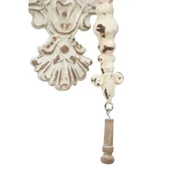 Wall Accents LITTON LANE Distressed White Ornate Candle Sconce -SAFAVIEH Shop white litton lane candle holders 35461 1f 1000