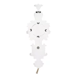 Wall Accents LITTON LANE Distressed White Ornate Candle Sconce -SAFAVIEH Shop white litton lane candle holders 35461 44 1000
