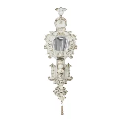 Wall Accents LITTON LANE Distressed White Ornate Candle Sconce -SAFAVIEH Shop white litton lane candle holders 35461 4f 1000