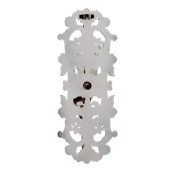 Wall Accents LITTON LANE Distressed White Acanthus Candle Sconce -SAFAVIEH Shop white litton lane candle holders 35463 66 1000
