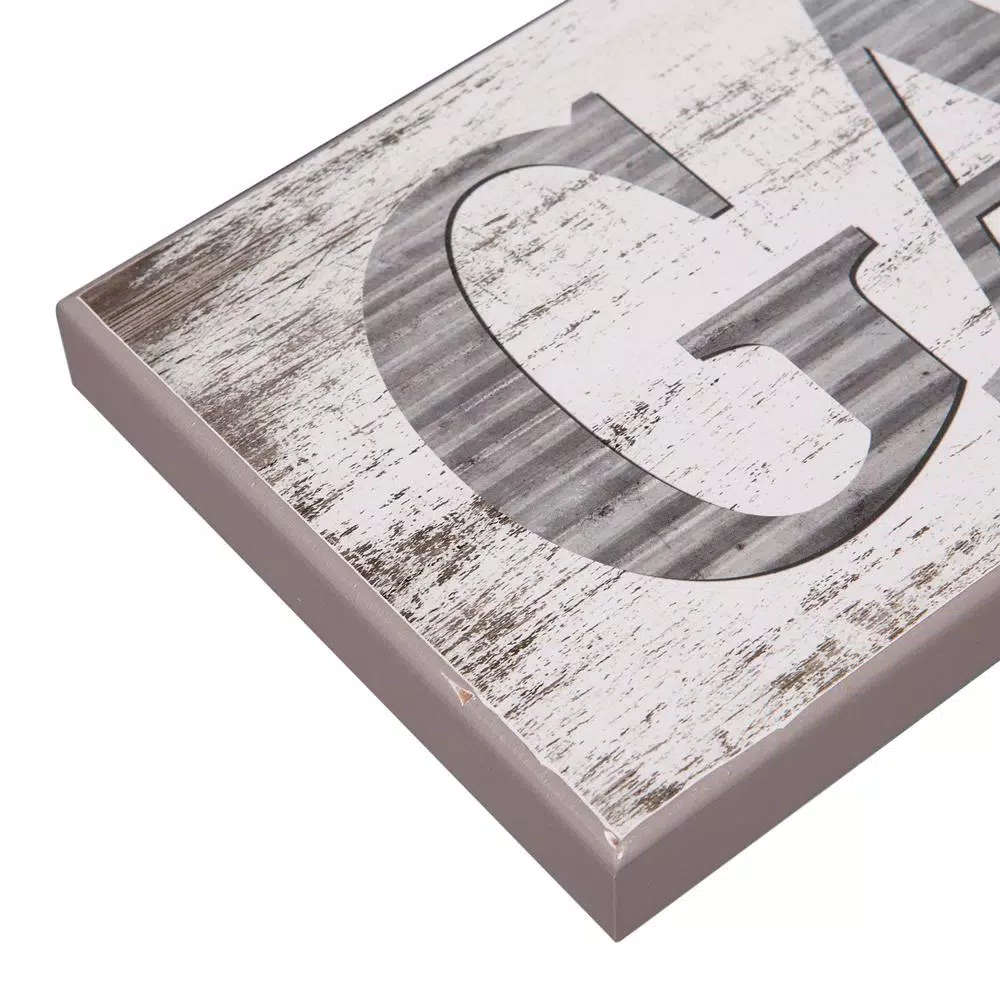 Wall Signs Pinnacle 6 In. X 36 In. Gather Here Rustic Wood Wall Art 6 Wall Signs Pinnacle 6 In. X 36 In. Gather Here Rustic Wood Wall Art - Image 4