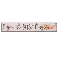 Wall Signs Pinnacle Enjoy The Little Things Rustic Wood Sign -SAFAVIEH Shop white pinnacle wall signs 1711 3453 4f 1000