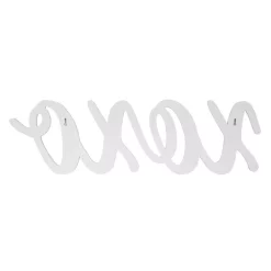 Wall Signs Pinnacle Script XOXO White Wood Decorative Sign 11 Wall Signs Pinnacle Script XOXO White Wood Decorative Sign -SAFAVIEH Shop white pinnacle wall signs 18fw1600e 1f 1000